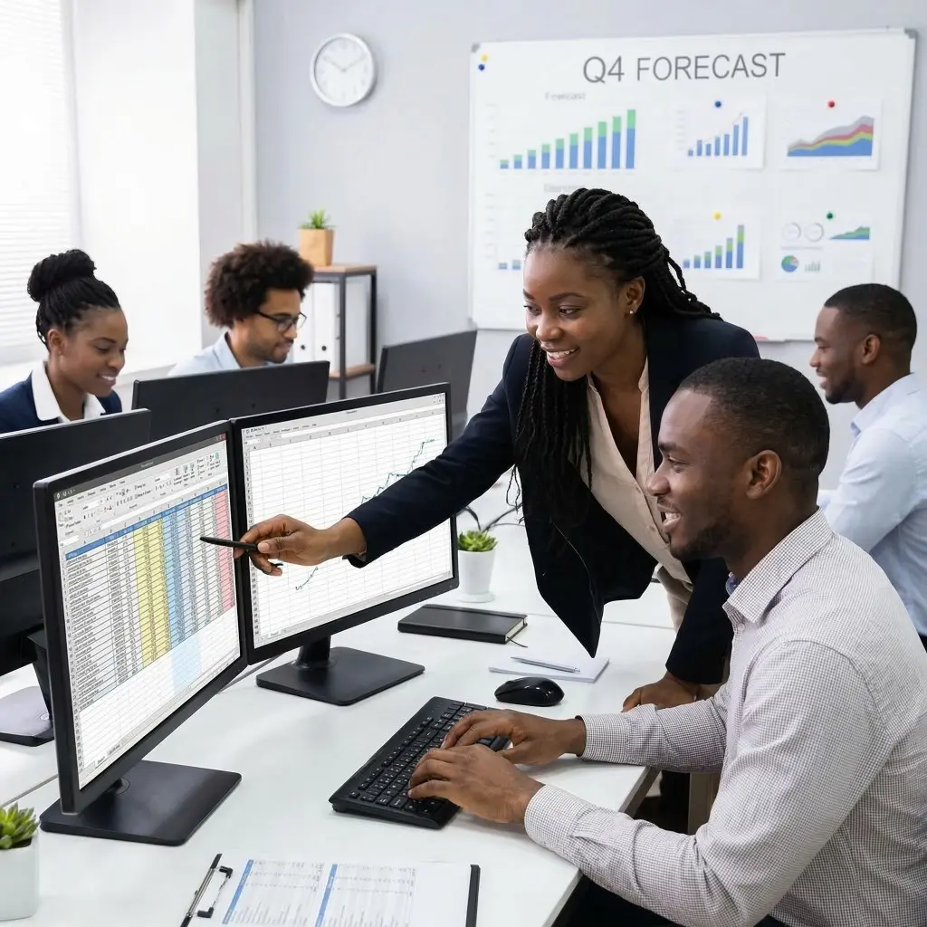 Hands-on team coaching on reporting and analytics tools
